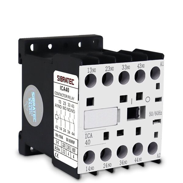 Contator Auxiliar 6a | Bobina 24vca | Ica40 | 4na